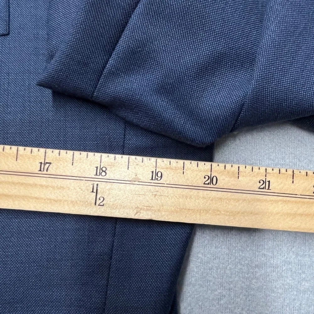 New Tommy Hilfiger Blazer Men Wool Suit Jacket Sport Coat 38R Nave Blue 2 button